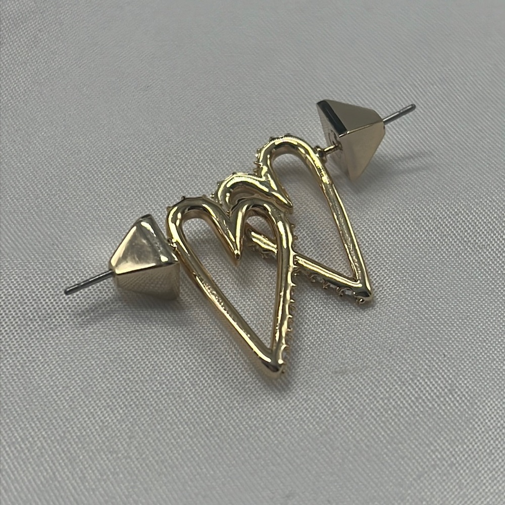 Alexis Bittar heart earrings